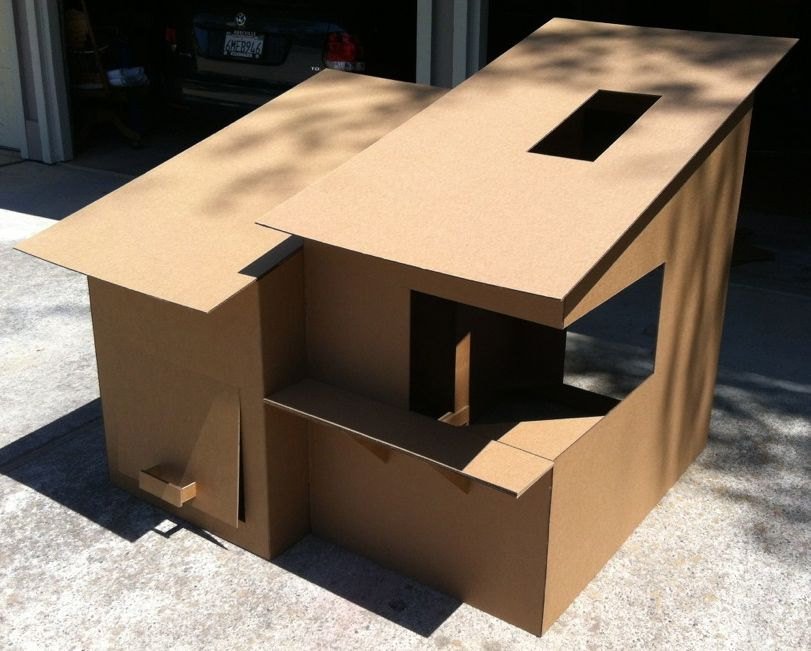 DIY Cardboard Box Homes And Towers For Cats • Purrfect Love