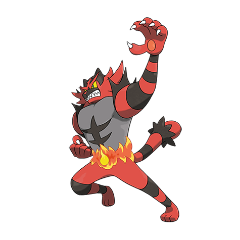 Incineroar - Cat Pokemon