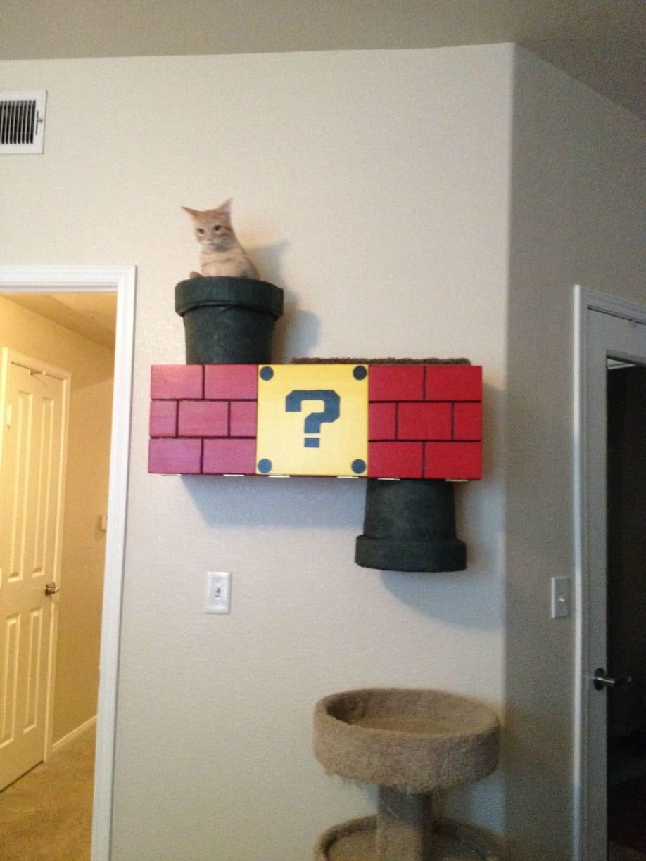 Mario Cat Perch